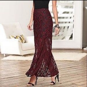 Venus Lace Maxi Skirt